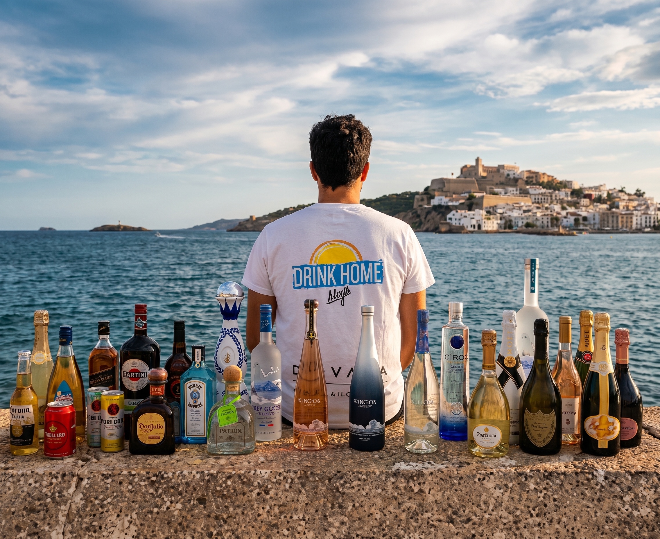 Cool drink being poured — bar & alcohol delivery to your villa